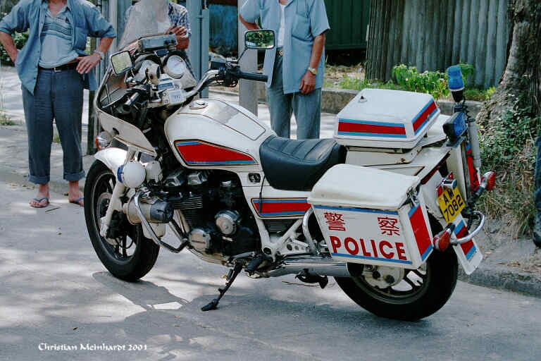 Hongkong Motorrad Polizei